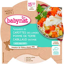 Cabillo Babybio Carrot Potato Plate 260 G